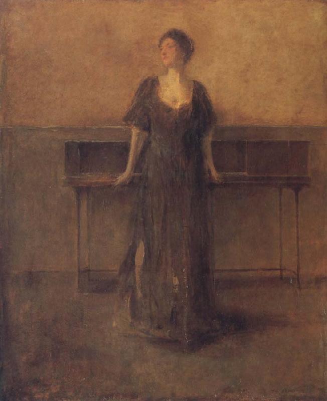 Thomas Wilmer Dewing Reverie Sweden oil painting art